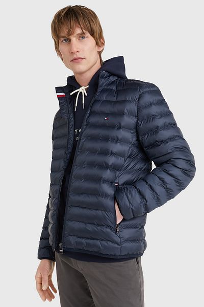 Tommy Hilfiger Pánský modrý kabát - Mw0mw18763dw5
