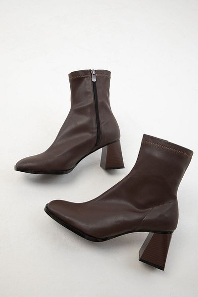 SOHO Γυναικείες καφέ μπότες - 19962 Model Bootie
