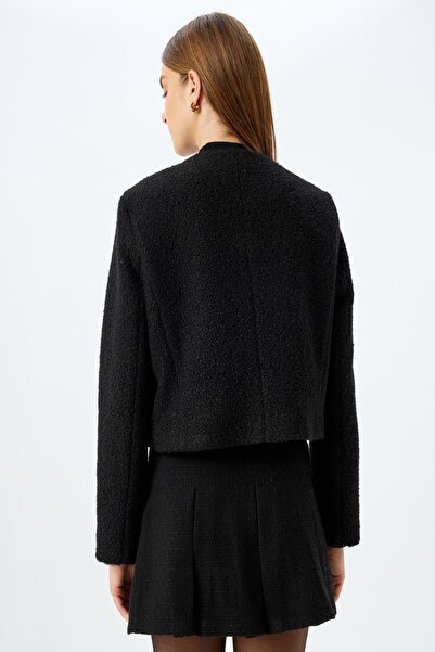 Koton Дамско черно яке 5Wak20059Ew