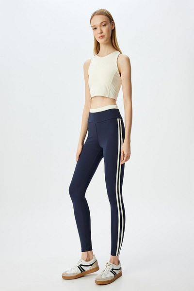 Koton Marineblaue Damen-Leggings – 5WAK40211NK-Modell