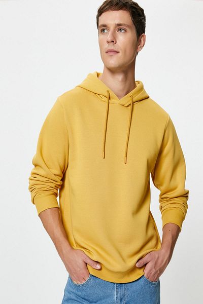 Koton Ανδρικό φούτερ Mustard 4WAM70023MK
