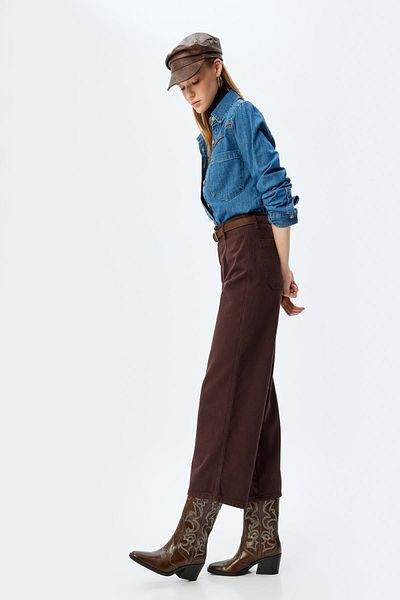 Koton Braune Damenjeans 5WAL40037MW