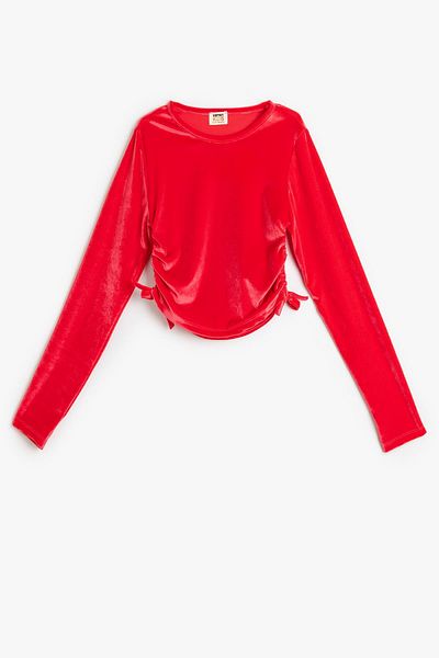 Koton Kids Red Girl's Blouse 5Wkg60083Ak