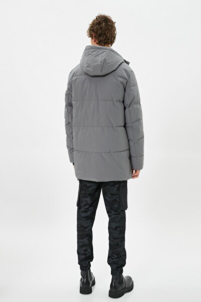 Koton Мъжко сиво палто 4Wam00036Hw