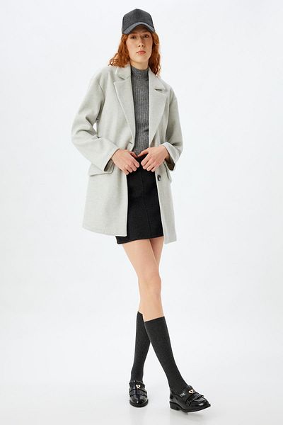 Koton 5Wak00294Ew Model Ecru Women's Coat