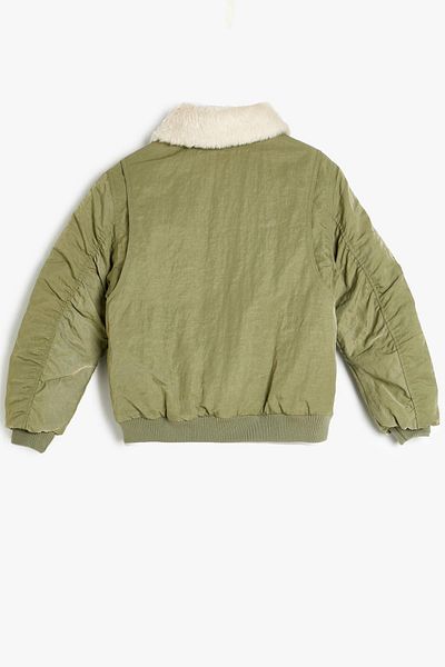 Koton Kids Khaki Girl's Jacket 5Wkg20016Aw