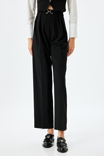 Koton Siyah Kadın Pantolon 5WAK40184UW