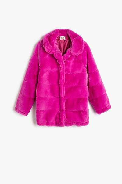 Koton Kids Fuchsia Girl's Jacket 5WKG20001AW