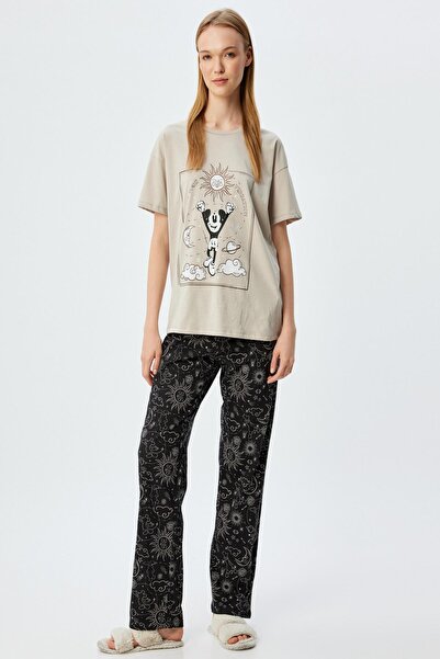 Koton Gri Kadın Pijama Takımı 5WLK40064MK