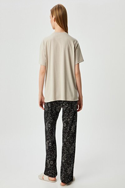 Koton Gri Kadın Pijama Takımı 5WLK40064MK