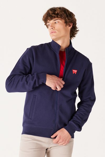 WRANGLER Men's Blue Sweatshirt W663I3Xw4