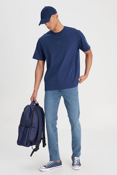 Lee Daren Regular Straight Fit Stretch-Jeans mit normaler Taille
