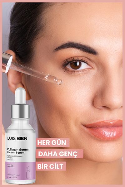 Luis Bien Collagen Face Serum - 30 ML, Anti-wrinkle, Skin Renewal