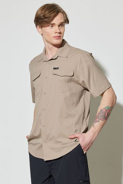 WRANGLER All Terrain Gear Regular Fit Regular Fit Stretchy Short Sleeve Shirt