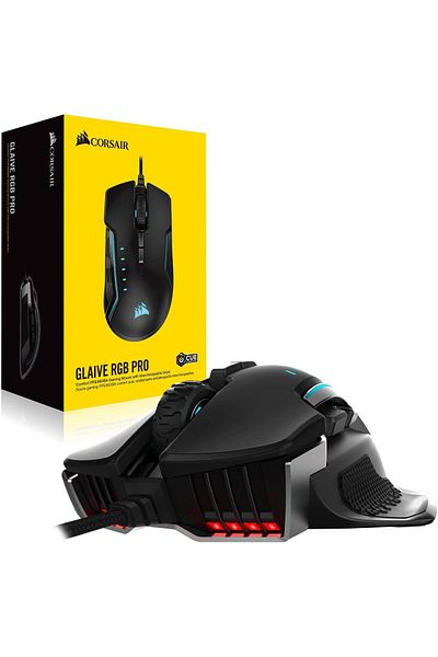 Corsair ماوس ألعاب Glaive PRO RGB - ألومنيوم - مريح ومريح
