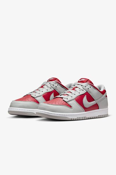 Nike DUNK LOW QS - Varsity Rot/Silber-Weiß Sneaker