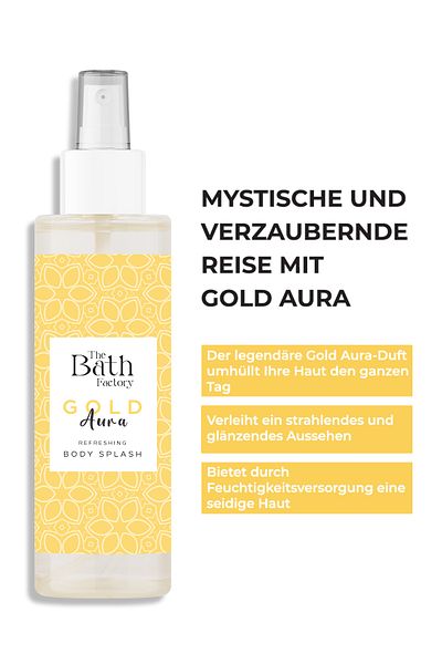 THE BATH FACTORY The Bath Factory Gold Aura Körperspray
