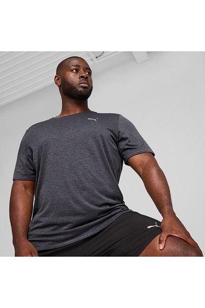 Puma Galactic g Run Favorite Heather Ss Tee m