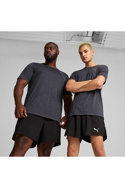 Puma Galactic g Run Favorite Heather Ss Tee m