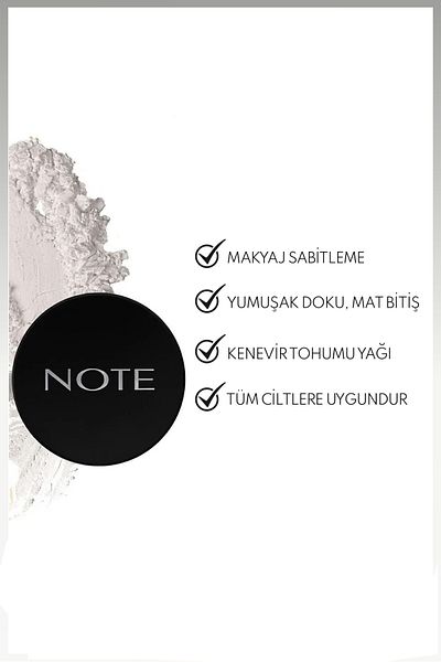 NOTE مسحوق تثبيت مكياج شفاف - شفاف