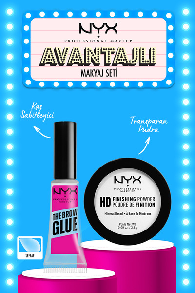 NYX Professional Makeup The Brow Glue Instant Brow Styler - Şeffaf Kaş Sabitl...