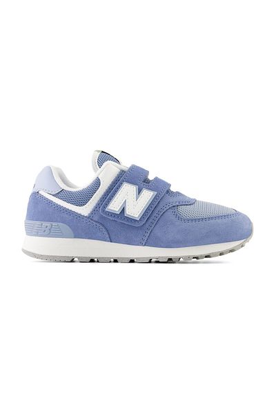 New Balance Dětské boty Scarpa Pv574 - černé arktické šedé semišové / síťované boty na životní styl