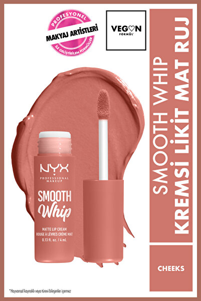 NYX Professional Makeup Smooth Whip Kremsi Likit Mat Ruj - Cheeks