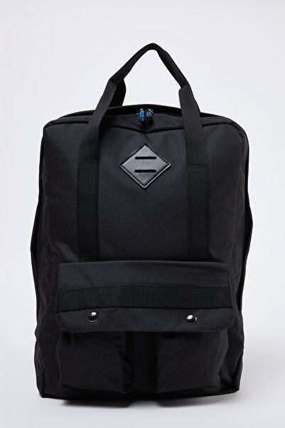 TRENDYOL SHOES Dámský černý vícekomorový batoh - Takaw25Si00000