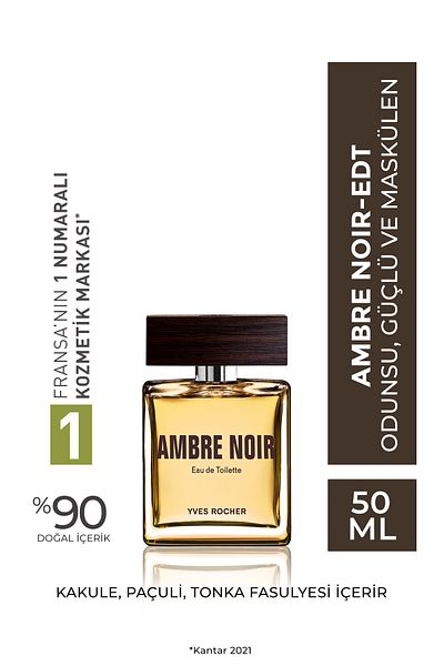 Yves Rocher Ambre Noir Erkek Edt
