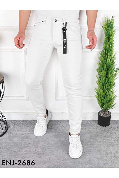 Enjoy RAHAT GİYİM LİKRALI PAMUKLU PARÇA BOYA JEANS