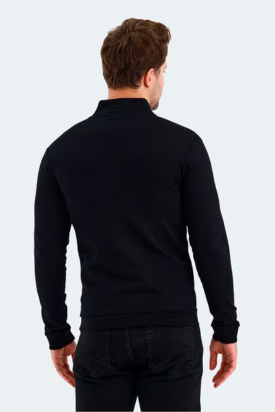 Slazenger Черен мъжки суитшърт VISUAL