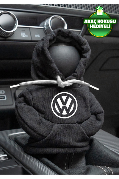 Freeyez Black Red Volkswagen Gear Shift Hooded Sweatshirt - Car Gear Shift Cl...