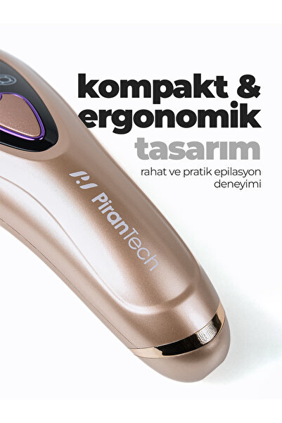 PiranTech Bhrl-10 Lcd Ekranlı 9 Seviyeli Cilt Gençleştirici Buz Lazer Ipl Epilasyon Tüy Alma Aleti