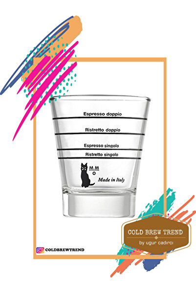 COLD BREW TREND by uğur cadırcı Motta Coffee Measuring Cup 30/60 ml - 6 Pcs