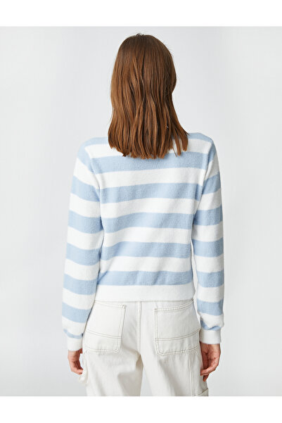 Koton Tricotaj cu textura moale Pulover cu gât cu mânecă lungă