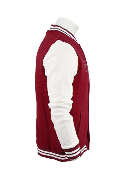 DAKSEL Brg Burgundy Men's College Regular Fit Jacket