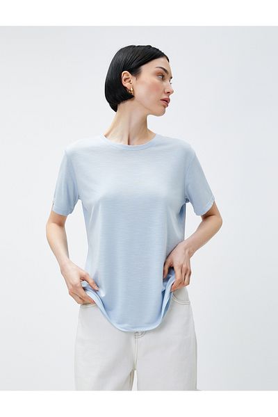 Koton Basic Modal T-Shirt Short Sleeve