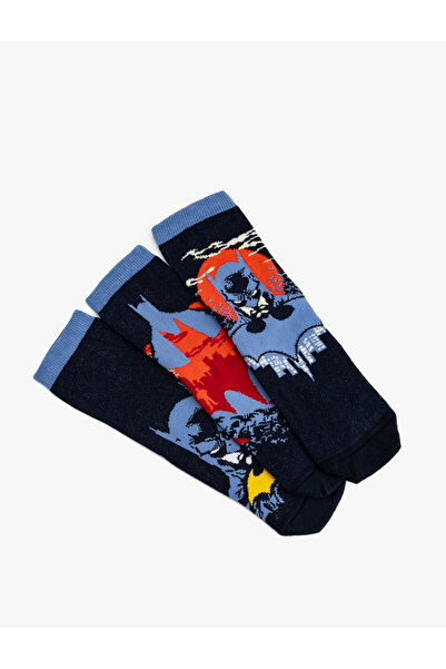Koton Socket Socks Set of 3 Batman Licensed