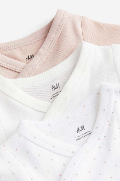H&M 3-pack Long-sleeved Bodysuits