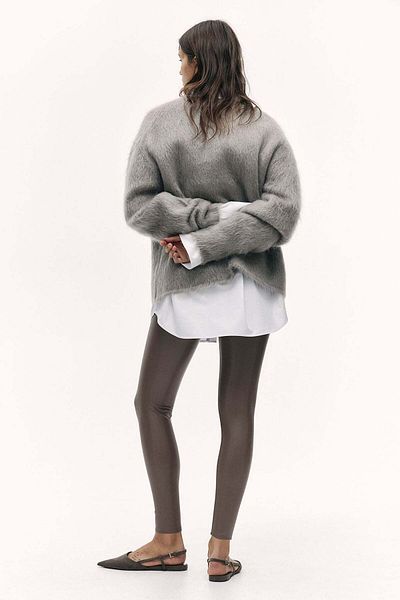 H&M Imitation leather leggings