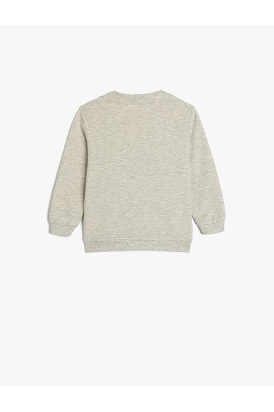Koton V-Neck Button Detailed Long Sleeve Cotton Raised Basic Cardigan