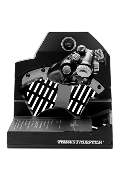 Thrustmaster نظام التحكم في السرعة المعدني Viper TQS للكمبيوتر: 21 زرًا، 5 محاور، إضاءة/إشارة، مرخص من القوات الجوية الأمريكية