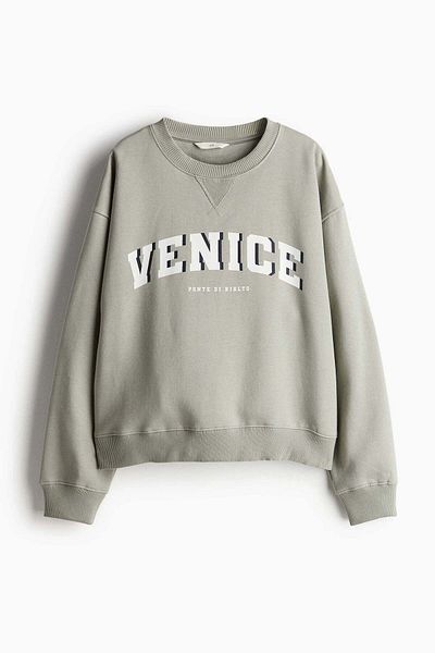 H&M Motif-detail Sweatshirt