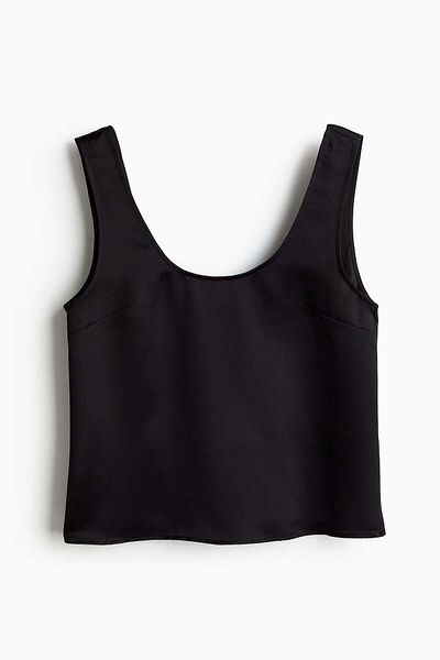 H&M بلوزة من مزيج الحرير