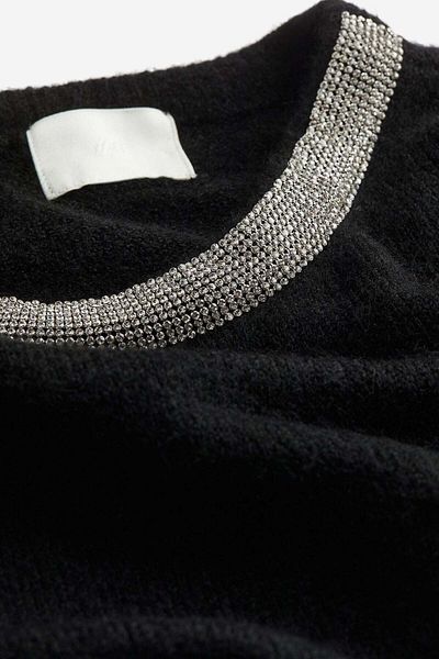 H&M Rhinestone-embellished dress