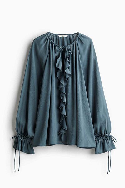 H&M Frilled blouse