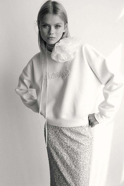 H&M Oversized embellished sweatshirt