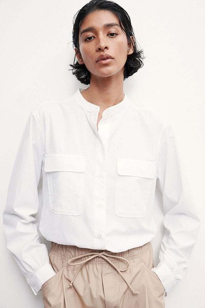 H&M Pocket-detai blouse