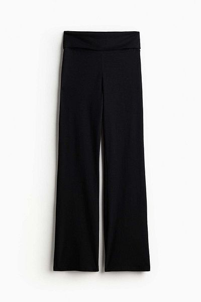 H&M Flared jersey trousers