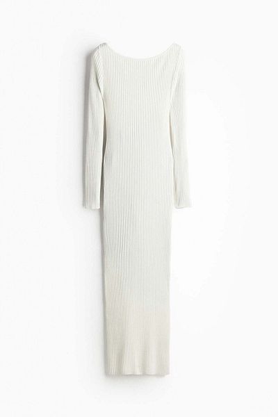 H&M Boat-neck bodycon dress